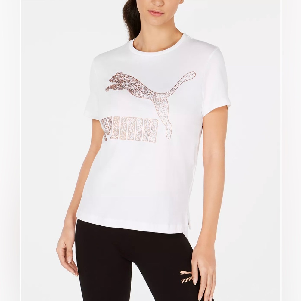 NWT Puma Kiss Arctica Cotton Logo Shirt